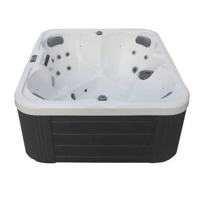 3KW Square 4 Kursi Whirlpool Spa Bathtub Pijat Hot Tub Hidroterapi Spa Luar Ruangan