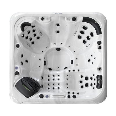 Outdoor Acrylic Hydro Massage Bathtub Spa Hot Tub Untuk 6 Orang