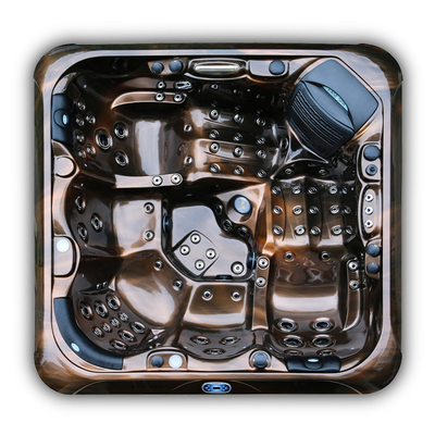 M-780D 5 Orang Hot Tub Acrylic Marmer Putih Sistem Kontrol Balboa Bathtub Pijat Whirlpool
